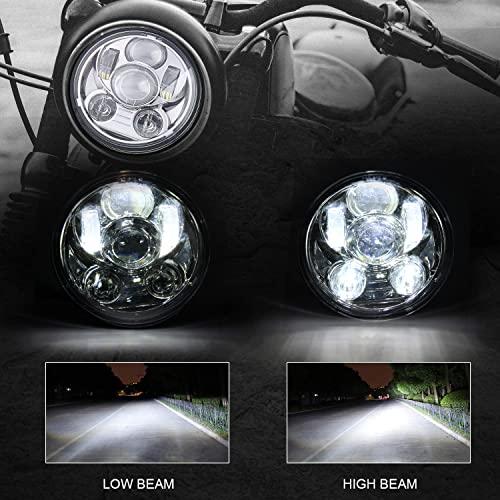【並行輸入品】SUNPIE 5 3 / 4 5.75インチデイメーカープロジェクターLEDヘッドライトヘッドランプ45W DC 12 30V 6_7