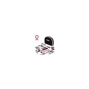 【並行輸入品】WORKPRO 103 Piece Pink Tool Kit Ladies Hand Tool Set with Easy_2