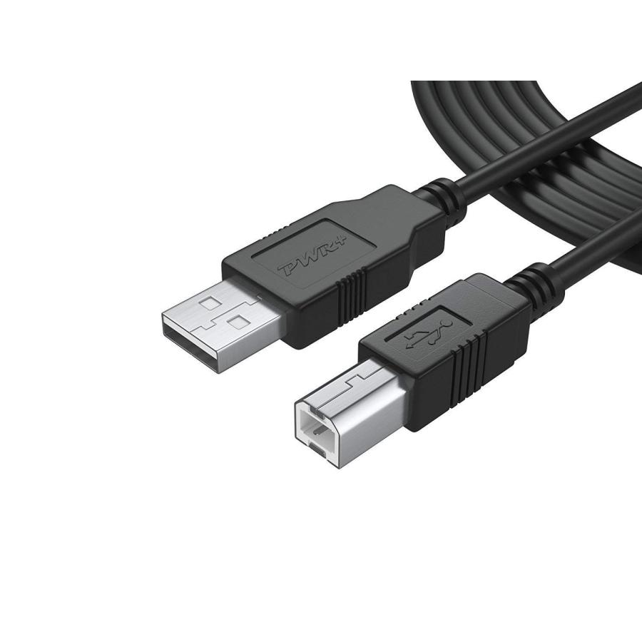 入庫 ミディコードケーブル 12フィート エクストラロング USB 2.0ケーブル Type A Type B 高速 オーディオイン 並行輸入品