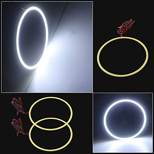 【並行輸入品】GrandviewTM 2x 100mm 72SMD COB Led Angel Eyes Halo Rings Set Lig_7