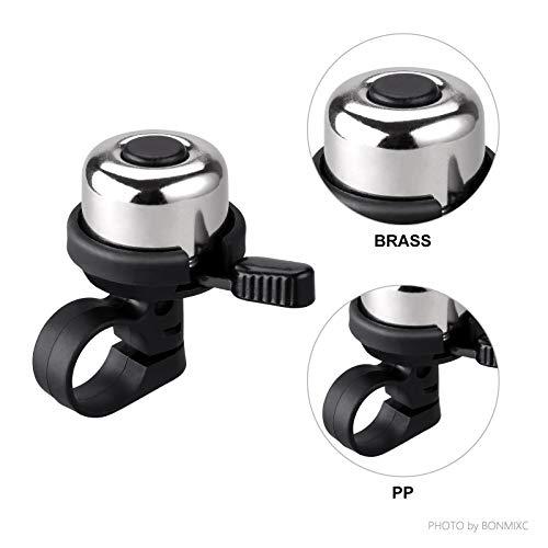 【並行輸入品】BONMIXC Bike Bell Brass Mini, Clearer Louder Longer Sustained Pu_4
