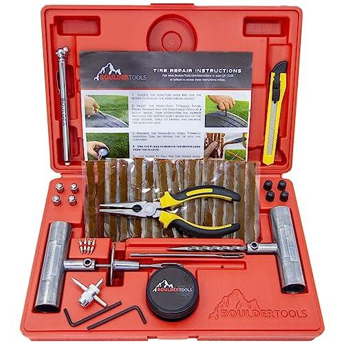 【並行輸入品】oulder Tools 56 Pc Heavy Duty Tire Repair Kit For Car， Truck， R_1