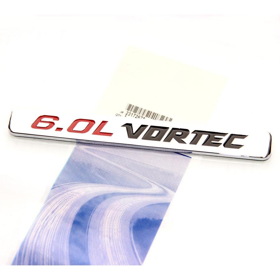 【並行輸入品】Yoaoo 2?x OEMクローム6.0?L Vortecバッジエンブレム3d for 1500?2500hd 3500hd GM_3