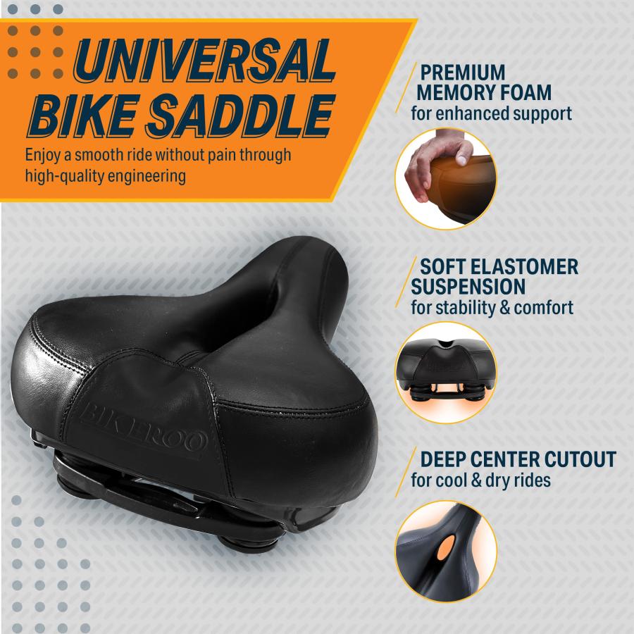 Bikeroo 自転車サドル ゴム クッション 痛くない 衝撃吸収 Amazon.co.jp: Bikeroo 自転車 サドル ゴム クッション 痛くない