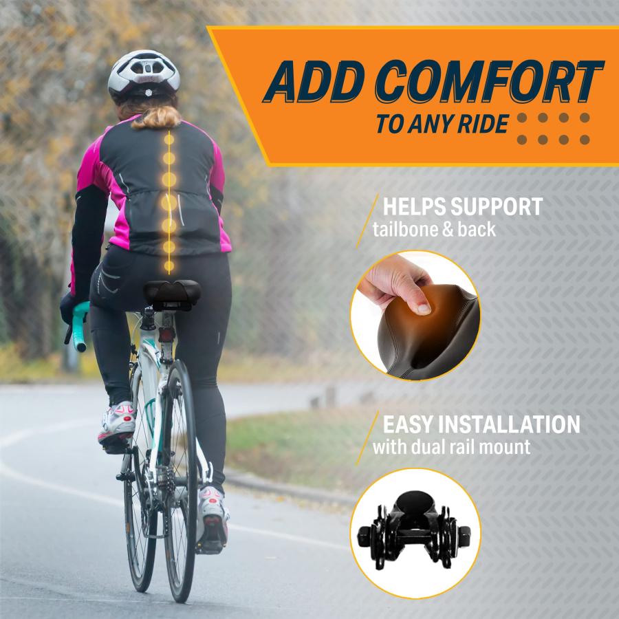 Bikeroo 自転車サドル ゴム クッション 痛くない 衝撃吸収 Amazon.co.jp: Bikeroo 自転車 サドル ゴム クッション 痛くない