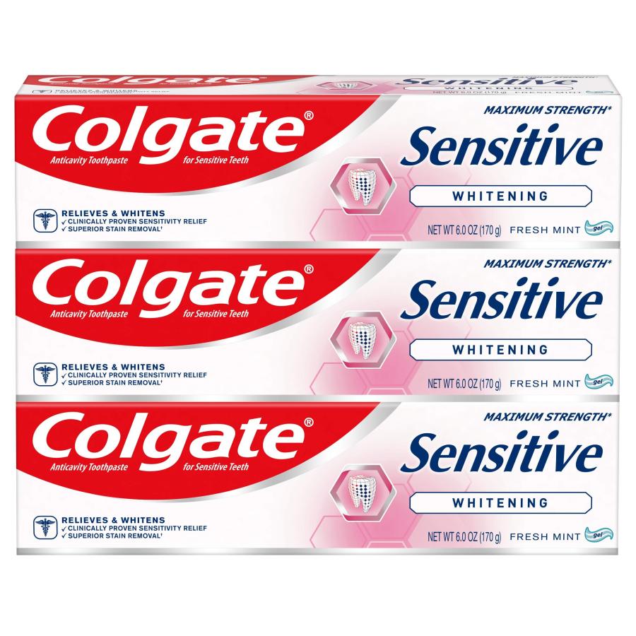 Colgate Whitening Toothpaste for Sensitive Teeth, Enamel Repair  並行輸入品｜import-tabaido｜03