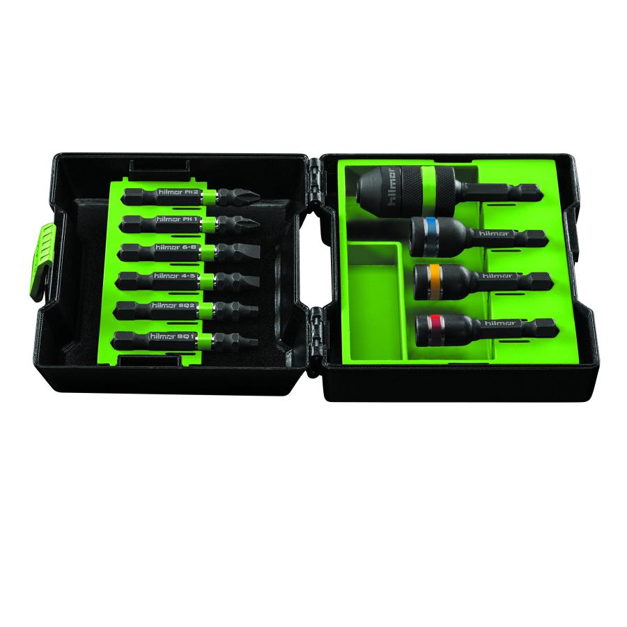 【並行輸入品】Hilmor SBSFC 高速接続ドライバービットセット 10個 1937912 Hilmor Fast Connect Scre_3