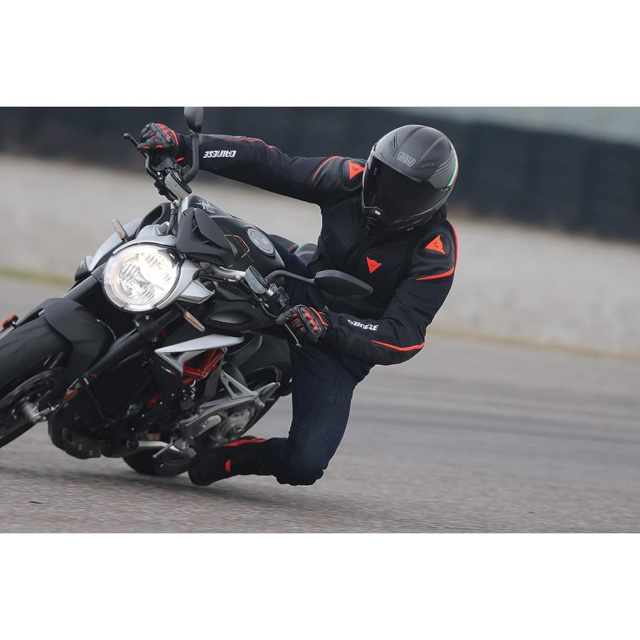 並行輸入品】Dainese Men's Super Rider D-Dry Jacket (Black/Red 46