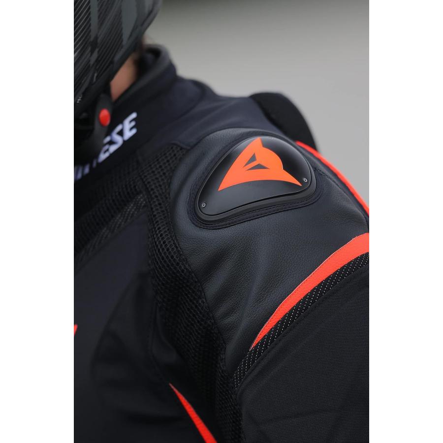 並行輸入品】Dainese Men's Super Rider D-Dry Jacket (Black/Red 46