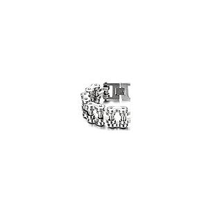 【並行輸入品】メンズ オートバイ チェーン バイク チェーン ブレスレット ステンレススチール シルバー 光沢, Chain Width, ステ_5