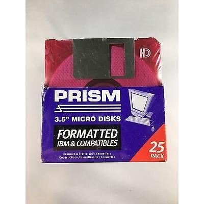 【並行輸入品】プリズム3.5?"フロッピーMicroディスク25パック Prism 3.5" floppy micro disks 25 pac | ブランド登録なし