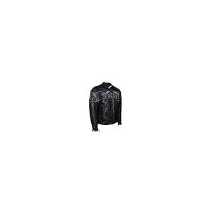 【並行輸入品】反射加工 スカルマーク付 メンズライダーレザージャケット レギュラー  2XL MJ825 SS Dealer Leather Mの画像