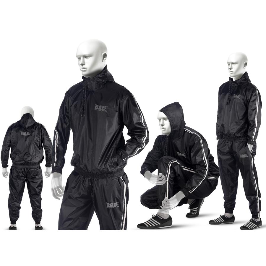 並行輸入品】Rad Sweat Suitサウナ練習トラックスーツFitness重量損失