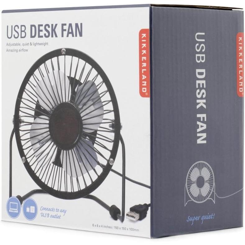 KIKKERLAND USB Desk Fan USBデスクファン ブラック US143-BK　並行輸入品｜import-tabaido｜03