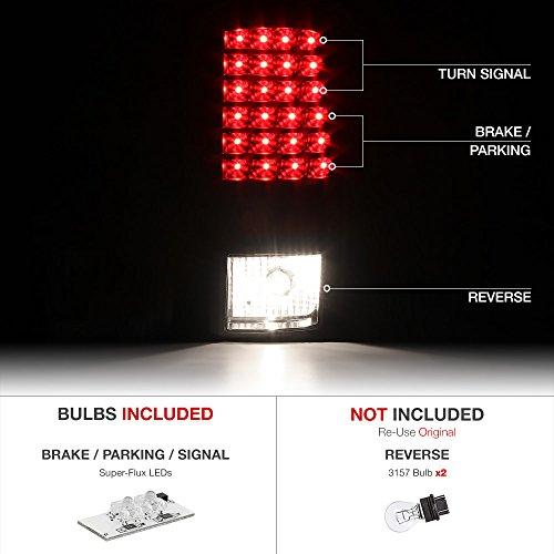 【並行輸入品】VIPMOTOZ LEDテールライトランプアセンブリ 2000 2006 Chevy Tahoe Suburban 1500 25の画像