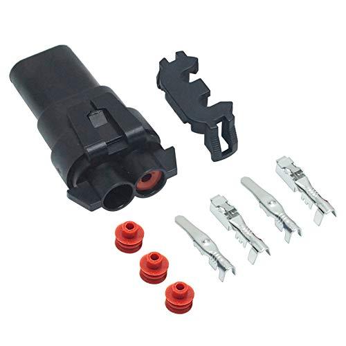 【並行輸入品】feeldo車オートバイhb4?/ 9006電球防水クイックアダプタコネクタターミナルDIYプラグオス/メスキット FEELDOの画像