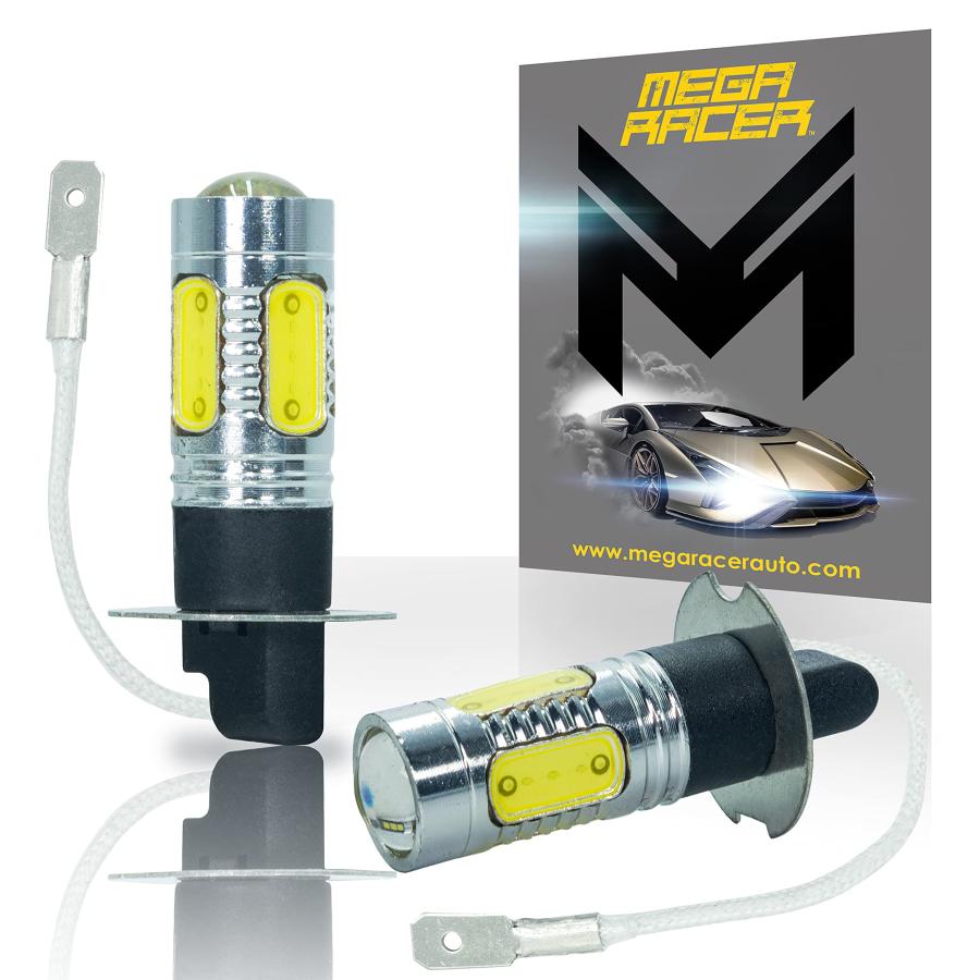 【並行輸入品】Mega Racer (Pack of 2) H3 CREE Q5 LED Projector Plasma (FOG LAMP ...