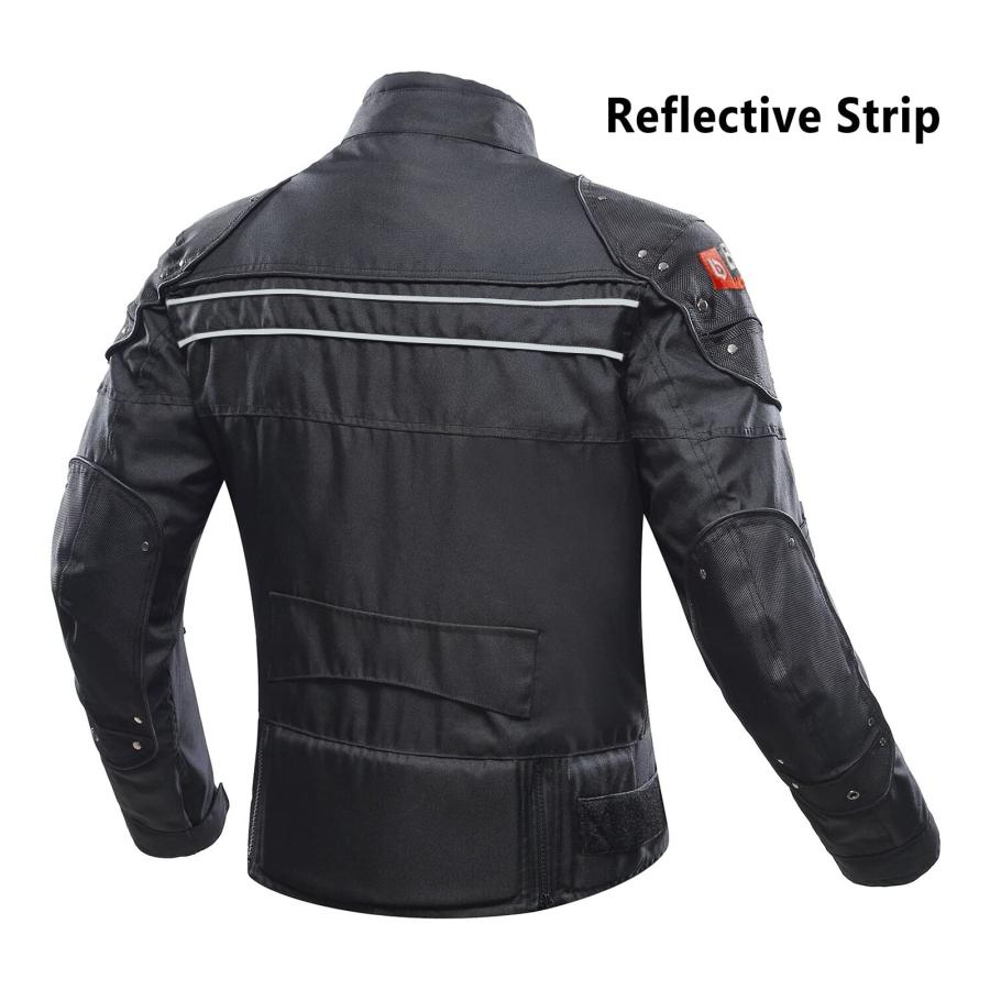 【新品タグ付】BORLENIバイクジャケットM／CE規格プロテクト 並行輸入品】[BORLENI] バイク ジャケット 秋冬春向け 防寒 防水 CE