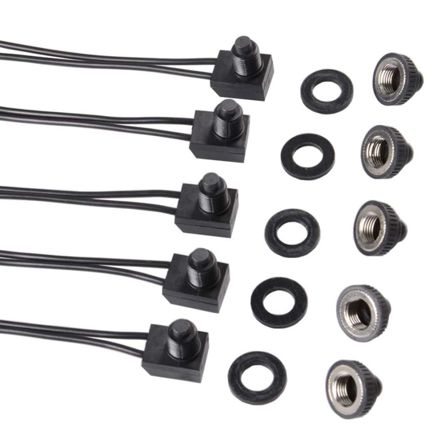 並行輸入品】プッシュボタン 防水スイッチ オン/オフ ライト