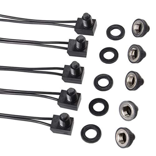 並行輸入品】プッシュボタン 防水スイッチ オン/オフ ライト