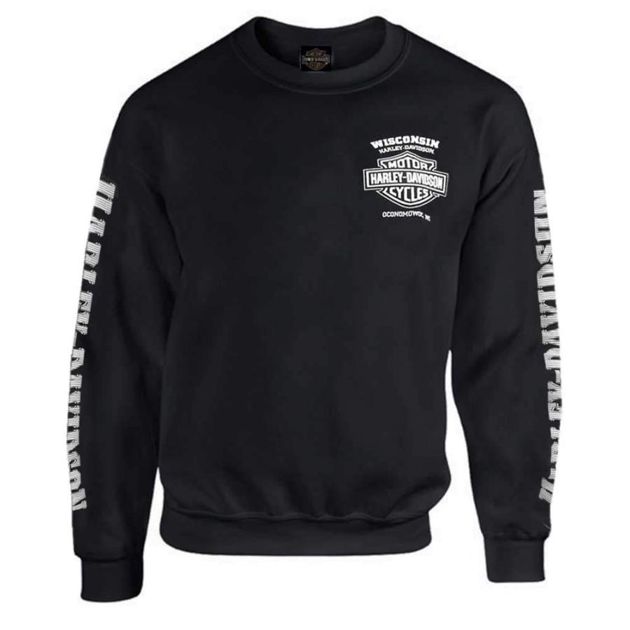 並行輸入品】Harley Davidson メンズ Lightning Crest フリース プル