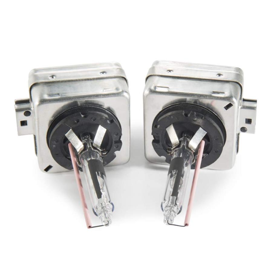 【並行輸入品】Yandirect 6000K 35W D1S 車キセノンHIDヘッドライト交換用電球 (2個パック) D1R シルバー Yand