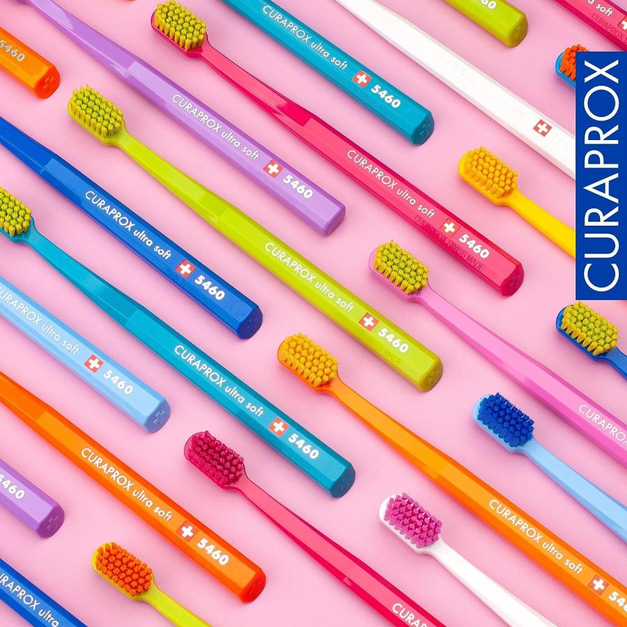 Ultra soft toothbrush  6 brushes  Curaprox Ultra Soft 5460. Softe　並行輸入｜import-tabaido｜05