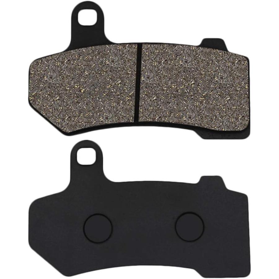 【並行輸入品】Cyleto Front and Rear Brake Pads for HARLEY DAVIDSON FLHTC Electr 並行