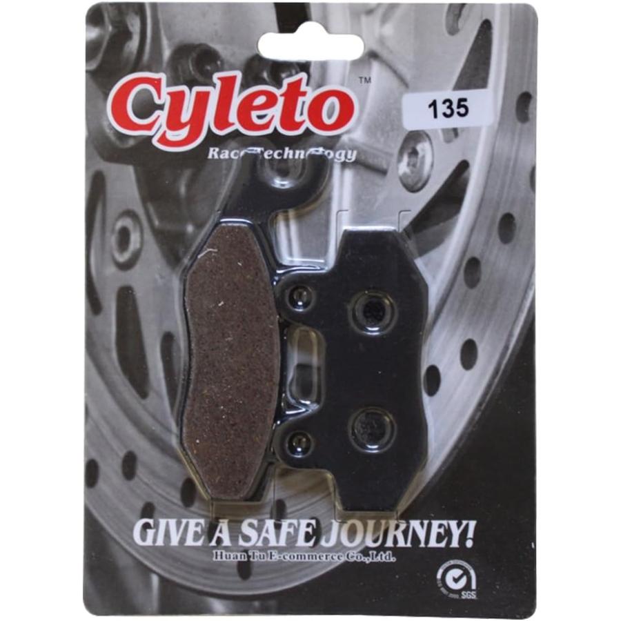 【並行輸入品】Cyleto Front Brake Pads for KAWASAKI KLR650 KLR 650 KL 650 2008 2 並行