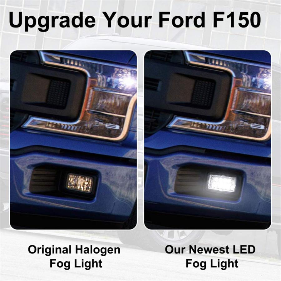 Kiwi Master アップグレード F150 LED フォグライト 2015 2020 フォード F 150 4インチ LED 並行輸入品｜import-tabaido｜04