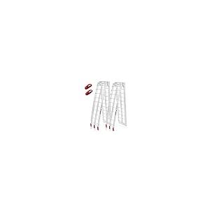 【並行輸入品】Motorhot 2個 7フィート 1500ポンド 積載用スロープ折りたたみアルミATVランプ 芝刈り機 トラック オートバイ用_2