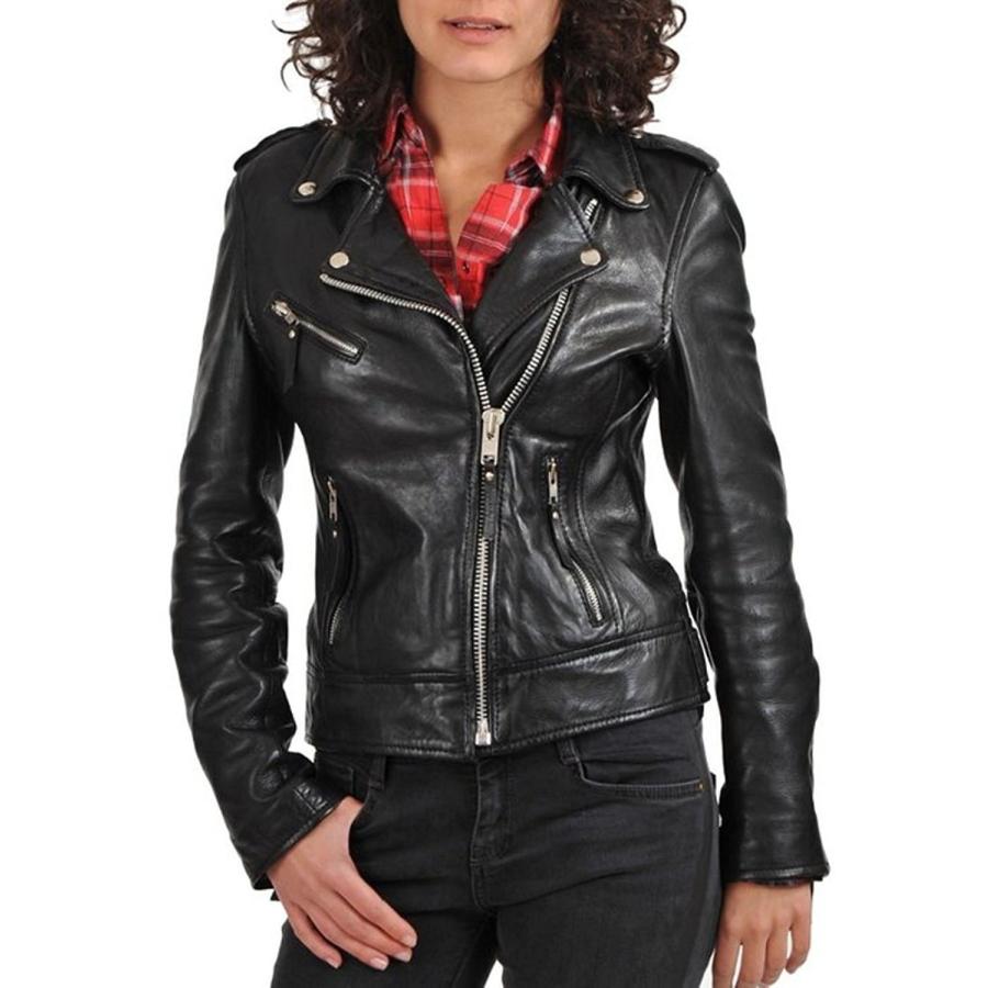 【並行輸入品】SID OUTERWEAR レディース US サイズ: Medium カラー: ブラック SID Women's Moto Lamの画像