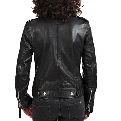 【並行輸入品】SID OUTERWEAR レディース US サイズ: Medium カラー: ブラック SID Women's Moto Lamの画像