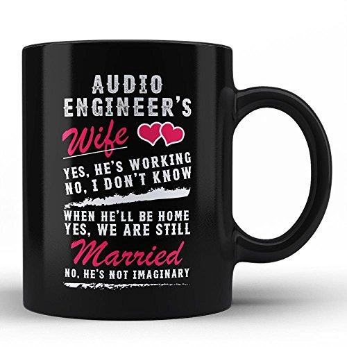 Home Of Merch Audio Engineer's Wife Black Coffee Mug Perfect Aud 並行輸入品｜import-tabaido｜02