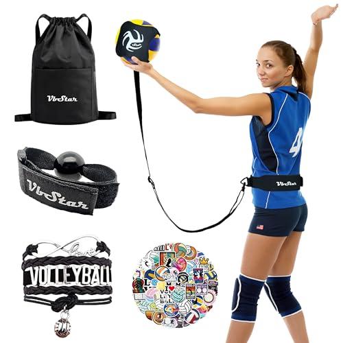 【並行輸入品】Volleyball Star トレーニング機器   ソロあなた サーブとスパイク2つ 設定トレーナーストラップ練習するため 1ボの画像