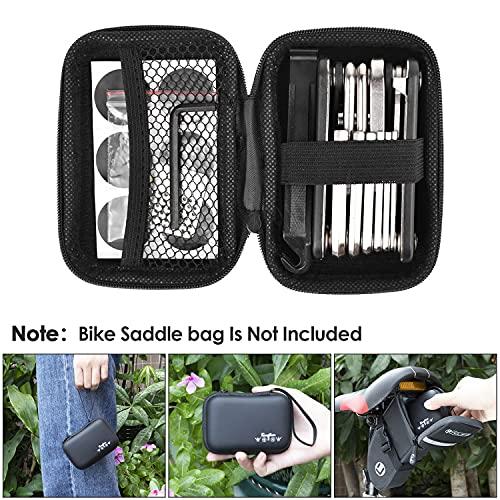 【並行輸入品】WOTOW 自転車修理セット バッグ 自転車多機能 16 の 1 つのツール キット六角キーレンチ タイヤ パッチ レバー ポータ_4