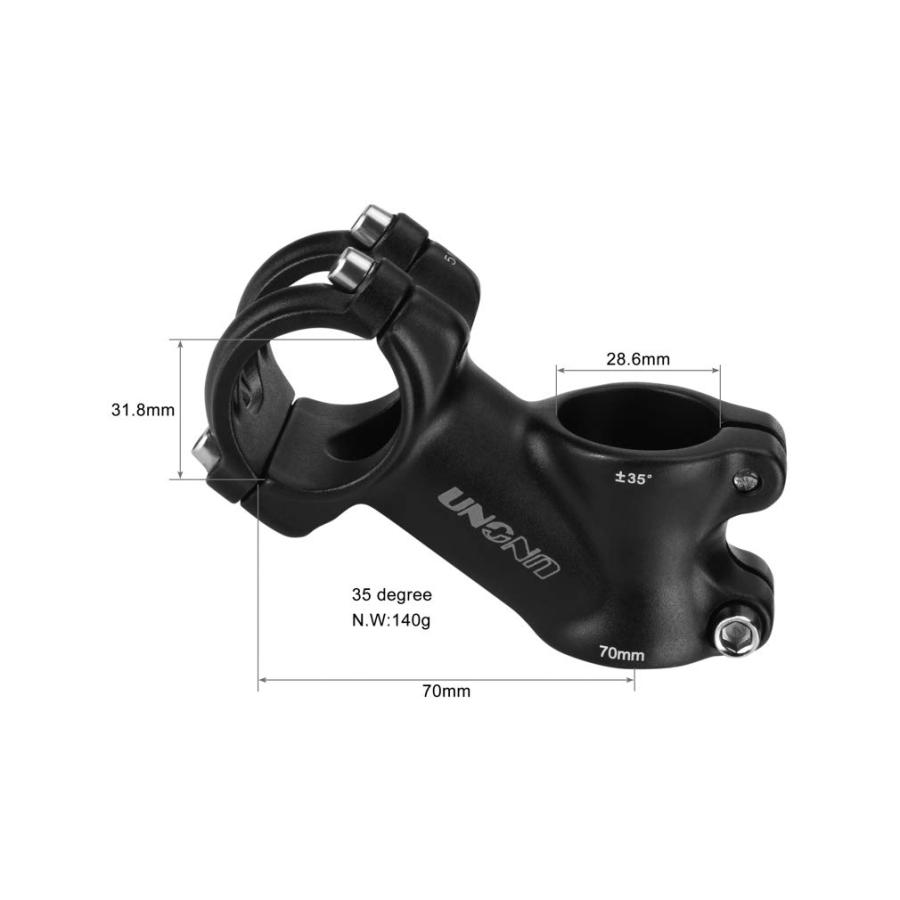 並行輸入品】自転車ステム 31.8mm 35度 70mm FOMTOR 自転車ハンドル