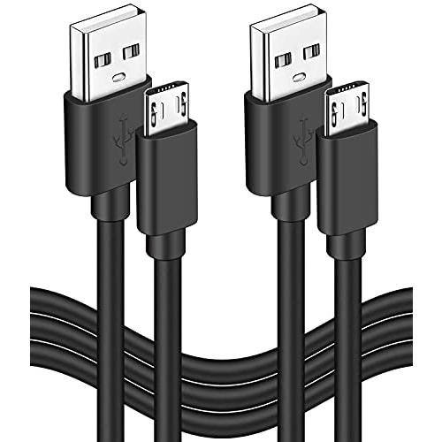 マイクロUSB充電ケーブル ブラック 2 Pack 10FT Micro USB Power Cable Compatible w 並行輸入品｜import-tabaido｜02