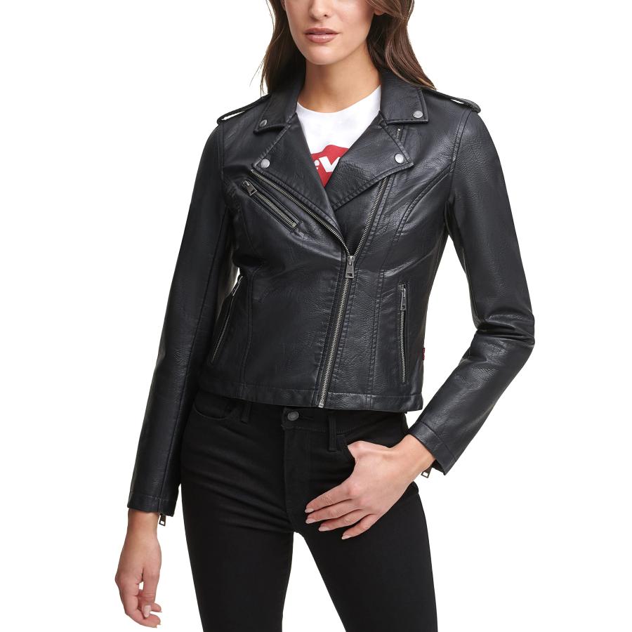 【並行輸入品】Levi's OUTERWEAR レディース US サイズ: 2X カラー: ブラック Levi's Women's Plus F_5