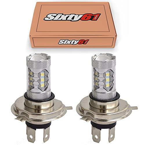 【並行輸入品】Sixty61 LED ヘッドライト電球 ホンダ NPS50 Ruckus 50 2003 2016 2017 2018 2019