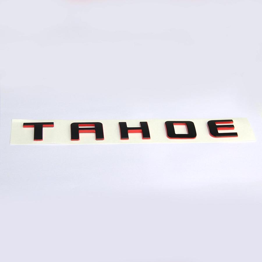 【並行輸入品】Yoaoo 1pc OEM Tahoe Red Line銘板エンブレムバッジレター3dロゴfor Chevrolet Suburb_2
