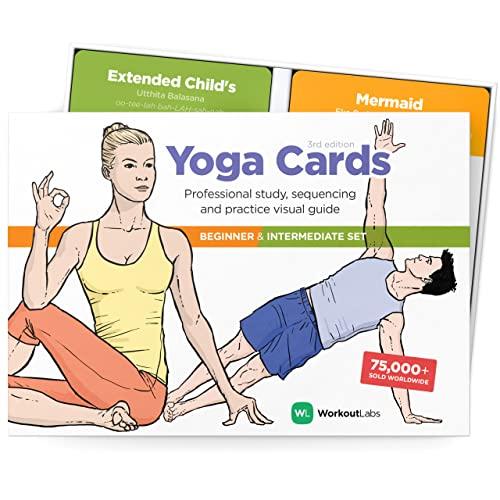 【並行輸入品】WorkoutLabs ヨガカード I & II コンプリートセット 初心者&中級者:プロフェッショナル勉強、クラスシーケンス_1