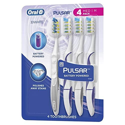 Oral B Pulsar Vibrating Bristles Toothbrush, Medium, 4 Pack 並行輸入品｜import-tabaido｜02