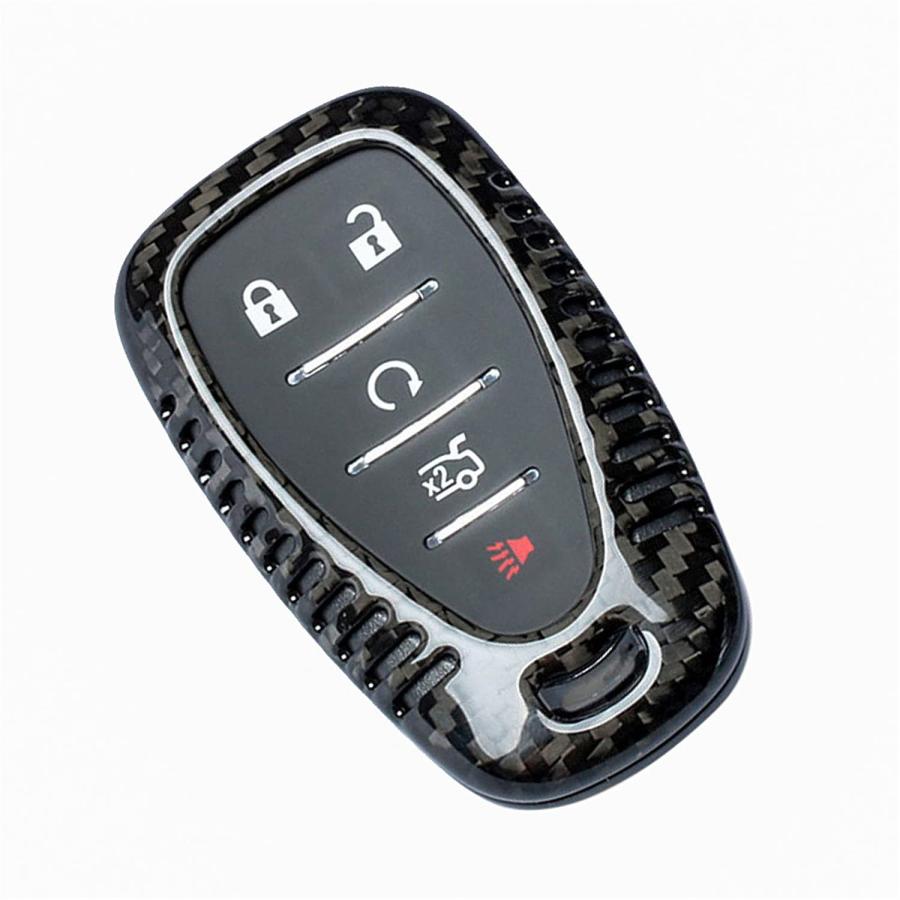 アウトレットの商品特価 MissBlue Carbon Fiber Key Fob Cover For Chevrolet Car Remote Key 並行輸入品