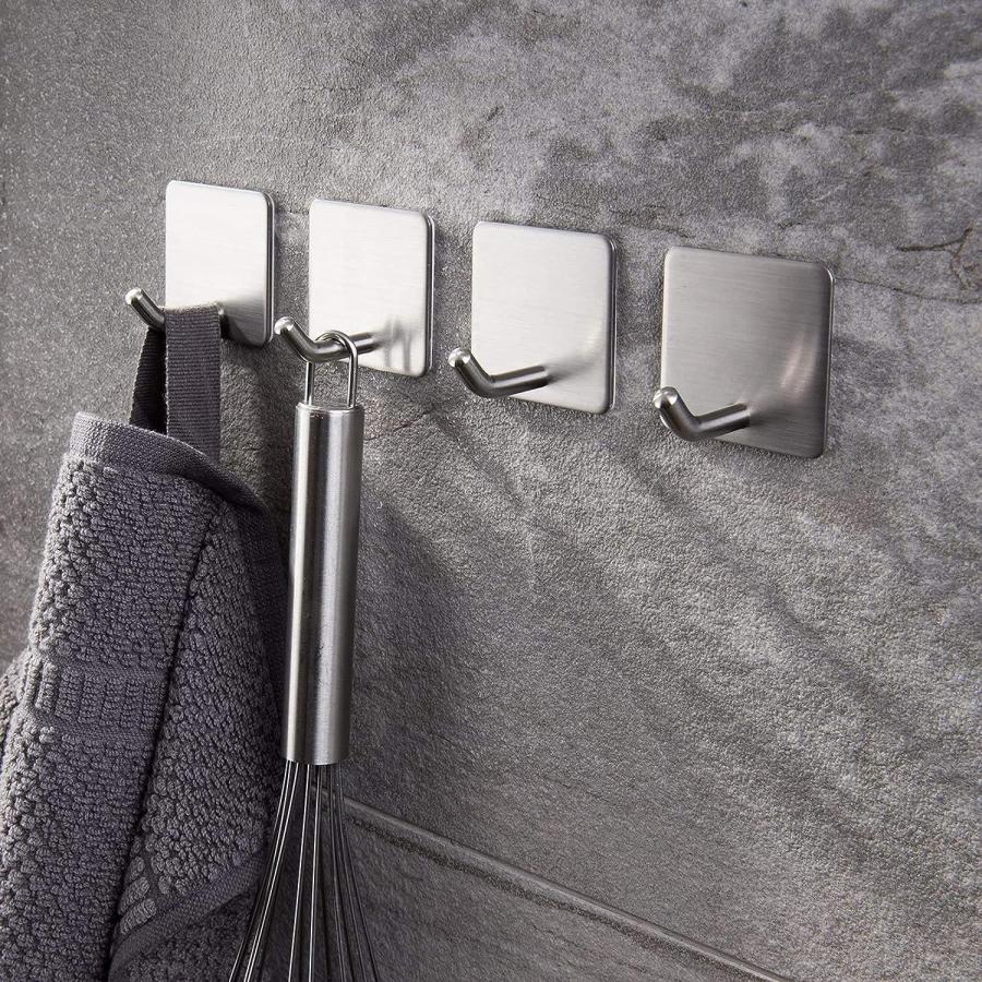【並行輸入品】YIGII Towel Hooks/Bathroom Hook - Self Adhesive Hooks Office Hook_1