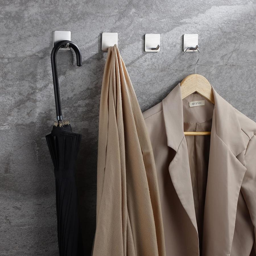 【並行輸入品】YIGII Towel Hooks/Bathroom Hook - Self Adhesive Hooks Office Hook_3
