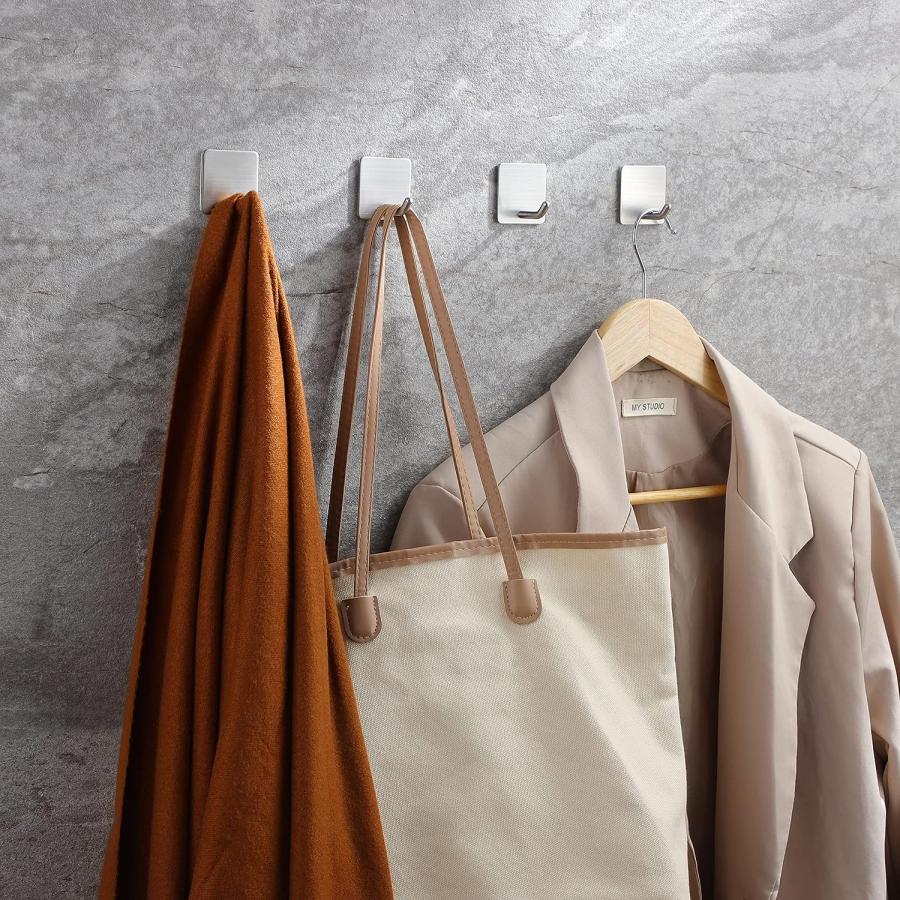 【並行輸入品】YIGII Towel Hooks/Bathroom Hook - Self Adhesive Hooks Office Hook_4