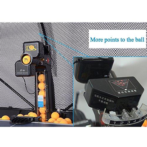 卓球マシン 並行輸入品】ZXMOTO 卓球ロボット デュアルヘッド 自動ピンポン