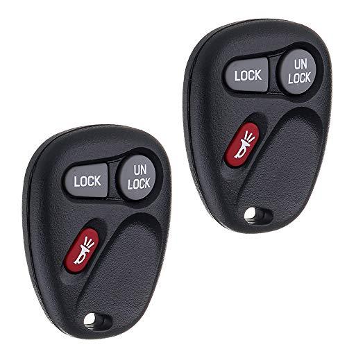 キーレスエントリーリモコン 2個セット　シボレー　キャデラック 並行輸入品】cciyu 3ボタンキーレスエントリーリモートフォブ交換用 2
