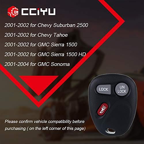 並行輸入品】cciyu 3ボタンキーレスエントリーリモートフォブ交換用 2